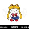 Sailor Moon Hello Kitty SVG 3 sailor moon hello kity svg