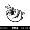 sloth vector svg free