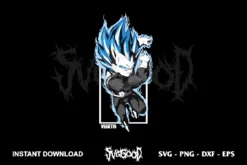 Vegeta Blue SVG Vector
