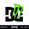 DC Monster Energy SVG Vector 2 DC Monster Energy SVG vector
