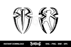 WWE Roman Reigns Logo SVG Cricut