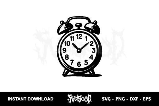alarm clock svg free