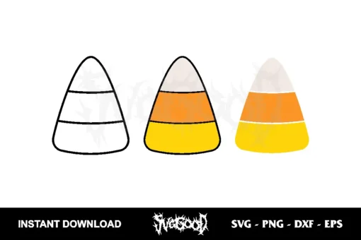 Candy Corn SVG Layered