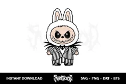 Labubu Jack Skellington SVG