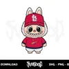 Labubu St Louis Cardinals SVG 2 labubu st louis cardinals svg