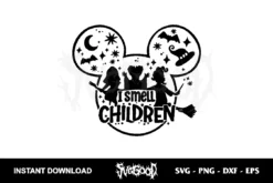 Mickey Head I Smell Children SVG Cricut