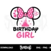 minnie mouse birthday girl svg cricut
