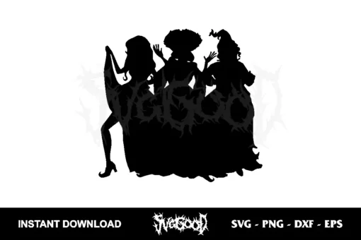 sanderson sisters svg silhouette