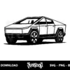 Tesla Cybertruck SVG Cricut 3 tesla cybertruck svg cricut