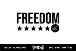 FREEDOM CHARLIE KIRK SIGNATURE SVG CRICUT