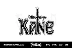 WWE Kane Logo SVG Cricut