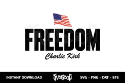 Charlie Kirk Freedom SVG
