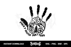 Every Child Matters Hand Print SVG