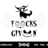 Fucks Given Nightmare Before Christmas SVG 2 fucks given nightmare before christmas svg 1