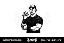 john cena svg vector