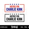 justice for charlie kirk svg cricut 1