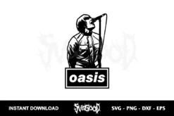 Liam Gallagher Oasis SVG Clipart