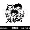saja boys chibi svg