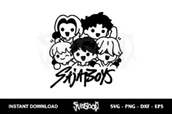 saja boys chibi svg