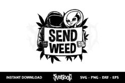 send weed svg cricut