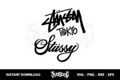 Stussy Tokyo Logo SVG Cricut