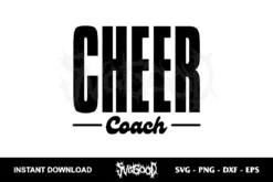 cheer coach svg free