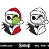 grinch and jack skellington svg cricut