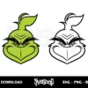 Grinch Funny Face SVG Cricut 2 grinch funny face svg cricut