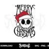 merry christmas jack skellington svg cricut