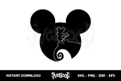 Mickey Nightmare Before Christmas SVG Cricut