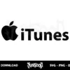 itunes logo svg cut file free