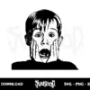 kevin home alone svg cut file
