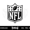 nfl logo black svg free