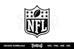 nfl logo black svg free
