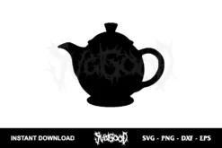 teapot silhouette svgg free