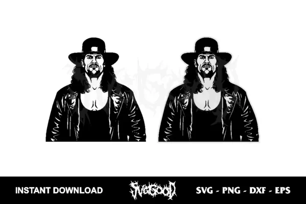 Undertaker Vector SVG Cricut