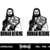 wwe roman reigns svg vector