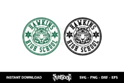 Hawkins High School Logo SVG Stranger Things SVG