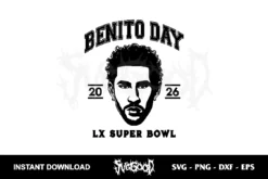benito day super bowl svg for cricut digital download