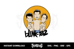 Blink 182 Clipart SVG PNG