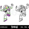 buzz lightyear vector svg cricut