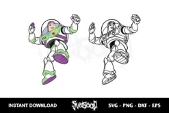 Buzz Lightyear Vector SVG Cricut