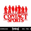 contact sports svg stranger things svg