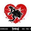 dinosaur valentine svg cricut