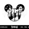 disney villains mickey head svg cricut