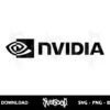 NVDIA Logo Black SVG Free 2 NVIDIA Logo Black SVG Free