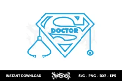 super doctor svg clipart