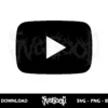 Youtube Logo Black SVG Free 2 youtube logo black svg free