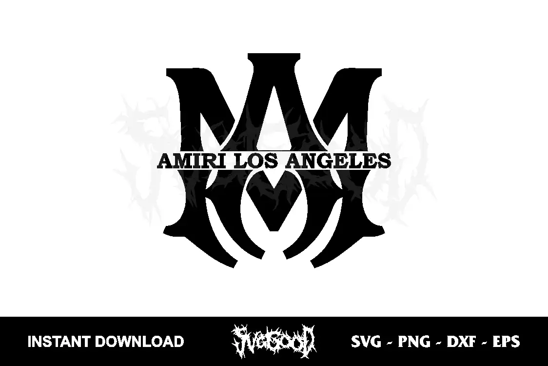 Amiri Los Angeles SVG PNG DXF EPS 1 amiri los angeles svg png dxf eps