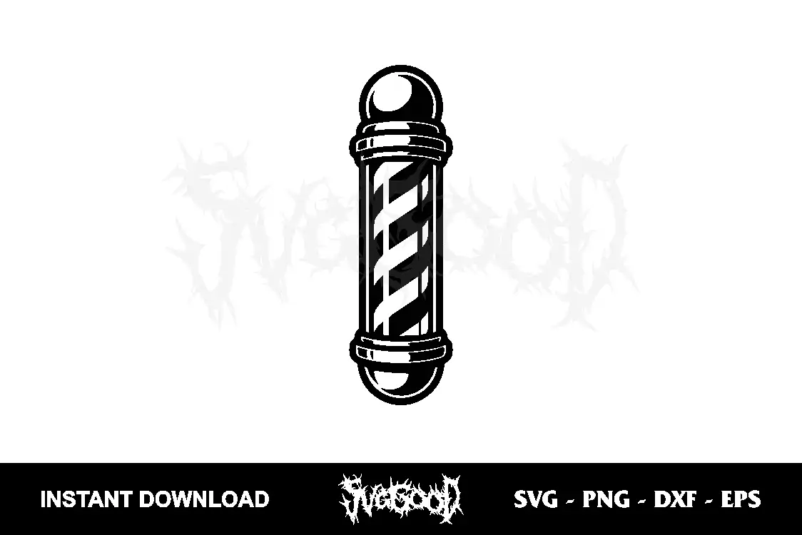 Barber Pole Vector SVG Free 1 barber pole vector svg free
